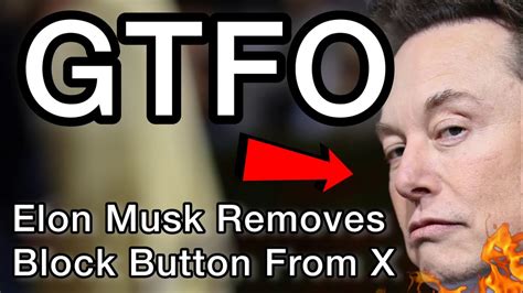 Elon Musk Removing The Block Feature On X Twitter