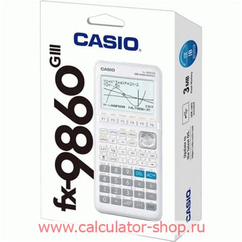 Калькулятор CASIO FX9860GIII; 8-ми строчный дисплей, в каждой строке ...