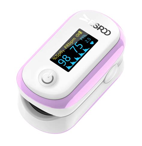 fingertip pulse oximeter blood oxygen saturation monitor  oled