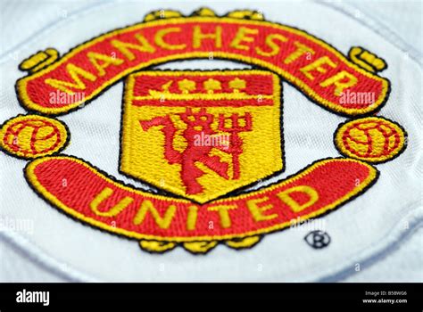 Manchester United Badge Stock Photos And Manchester United Badge Stock