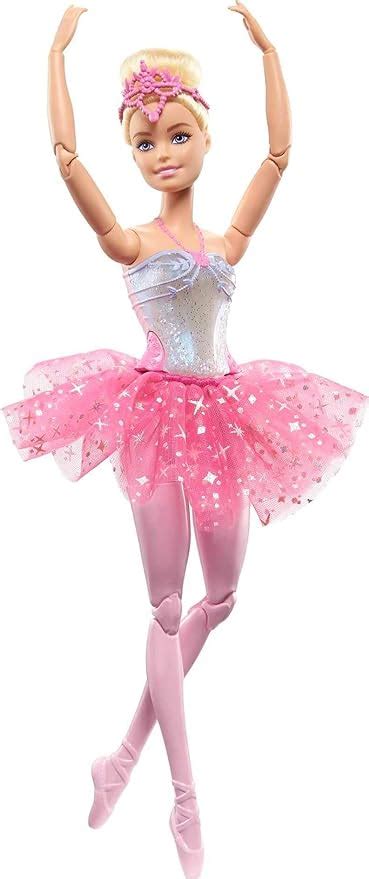 Amazon Barbie Dreamtopia Twinkle Lights Ballerina Doll With Blonde Hair Light Up Feature