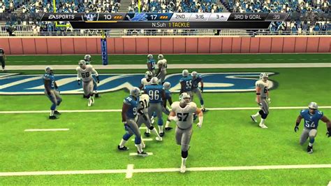 Madden 25 Gameplay Lions Raiders Online LG GM YouTube