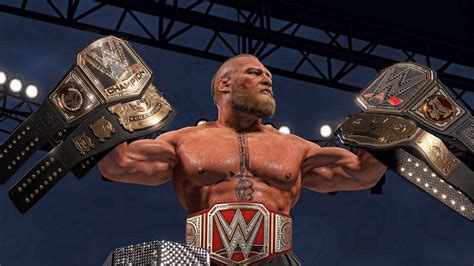 All Brock Lesnar Championships Wins In WWE WWE 2K22 YouTube