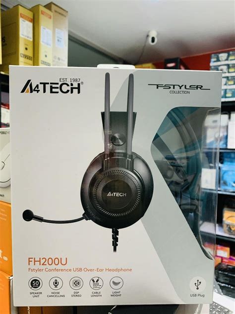 A4tech Fstyler Fh200u Conference Over Ear Headphone With Noise