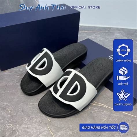 Dép quai ngang Nam nữ D I O R CD Hàng Mới Nhất Dép Quai Ngang đi êm chân mẫu hot trend