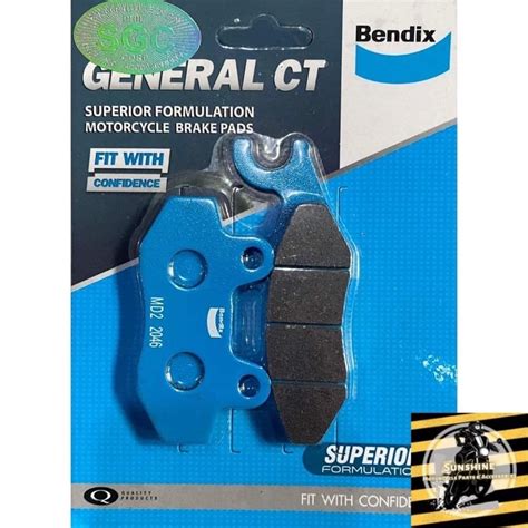 Bendix Brake Pad Md For Suzuki Raider Front Smash Shogun Raider