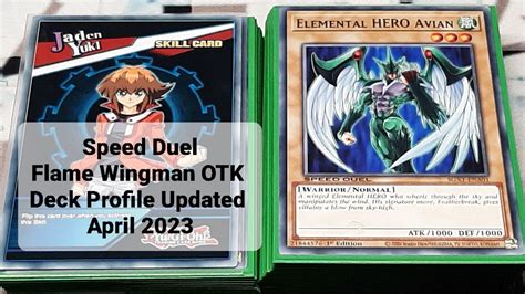 Speed Duel Tier 2 Flame Wingman OTK Deck Profile Updated April 2023