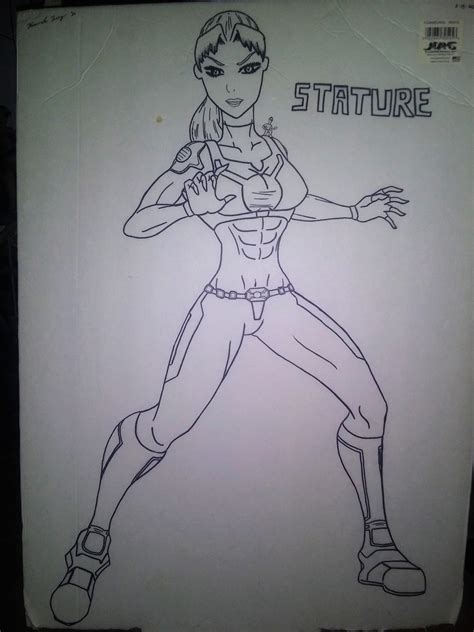 Marvel Cassie Lang Aka Stature Sketch By Fernorex92 On Deviantart