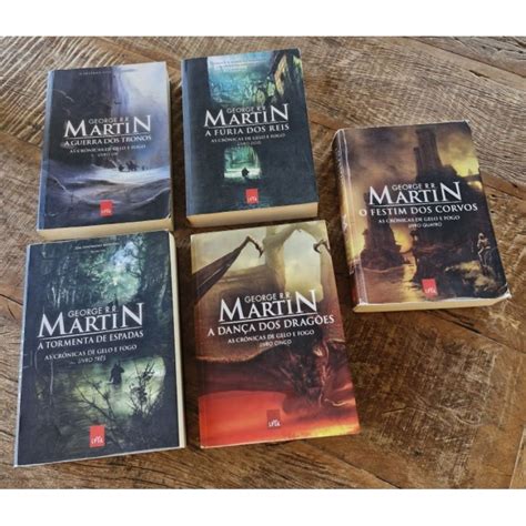 Martin Gelo E Fogo - Coleção As Crônicas De Gelo E Fogo George R.R.Martin 5 Volumes ...