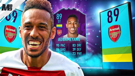 FIFA 19 POTM AUBAMEYANG REVIEW 89 POTM AUBAMEYANG PLAYER REVIEW