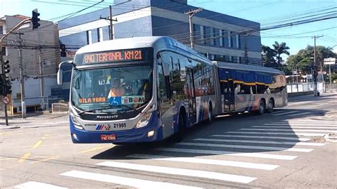 Marcopolo Viale BRT Superarticulado Mercedes Benz O 500UDA YouTube