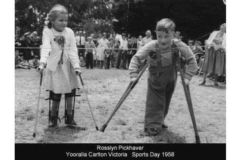 Rosslyn Pickhaver 1958 Polio Australia Were Still Here