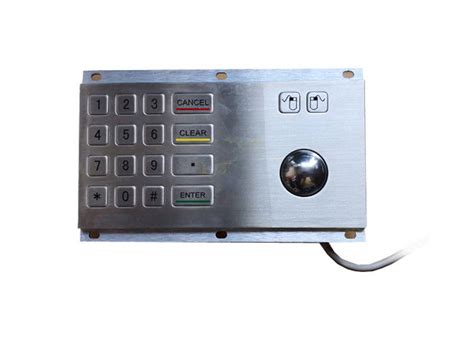 Mm Stroke Industrial Numeric Keypad Usb Numbers Optical Metal