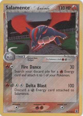 Salamence Delta Species Holo Rare Ex Delta Species