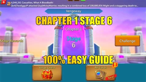 Lords Mobile Vergeway Chapter 1 Stage 6 Easy Tips YouTube