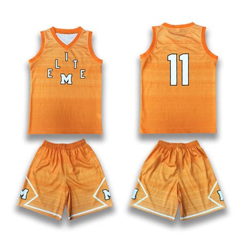 Custom Mesh Sublimated Basketball Jerseys Set