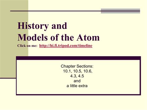 Atom History Ppt