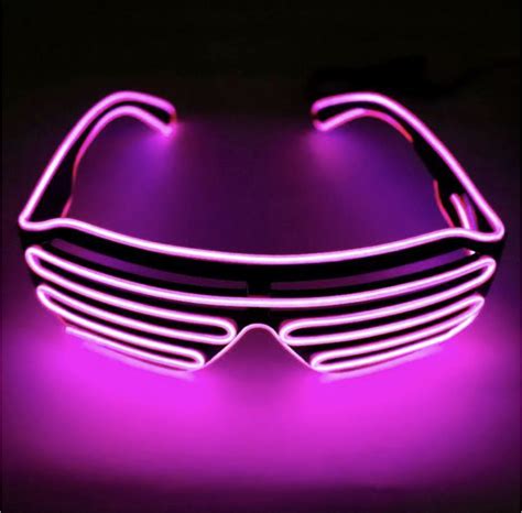 Светящиеся LED Очки / Неоновые Rave Очи / Мерцающие неон окуляры ...