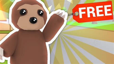 How To Get A Free Sloth In Adopt Me Roblox Adopt Me New Update