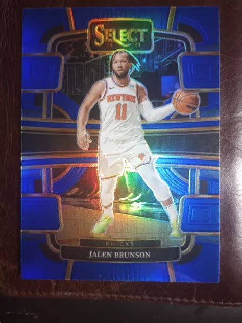 2023 24 PANINI NBA Select Blue Concourse PRIZM Jalen Brunson New York