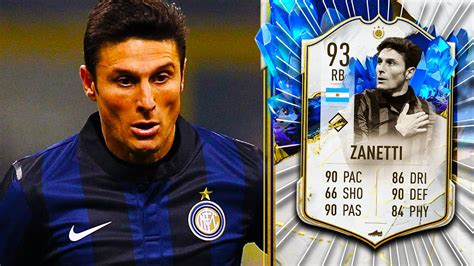 93 TOTY ICON ZANETTI PLAYER REVIEW FIFA 23 YouTube