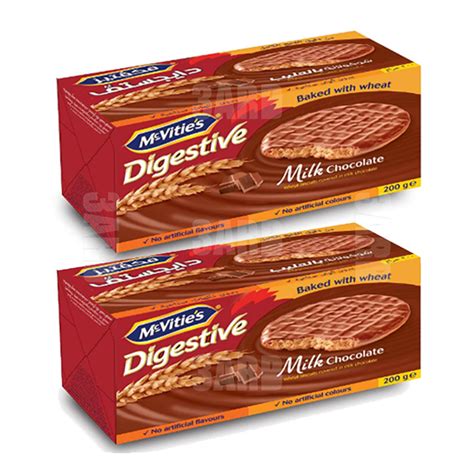 Mcvities Digestive Milk Chocolate Wheat Biscuits 250g Pack Of 2 3ard