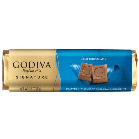 Godiva Signature Milk Chocolate Mini Bar Chocolatehunt