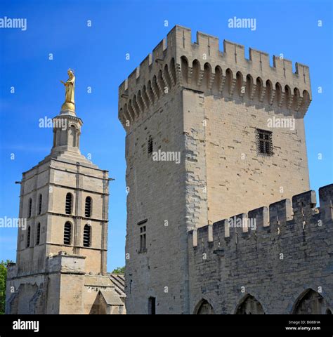 Avignon Cathedral Notre Dame Des Doms Papal Palace 14th Century