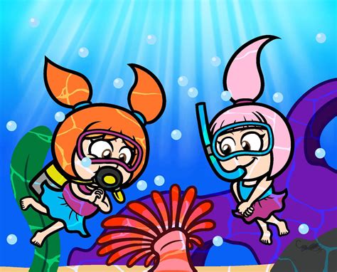 Kat And Ana Scuba Created By Captainquack64 Mario Amino