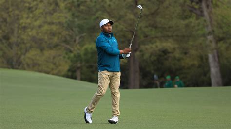 Harold Varner Iii On No 5 During The Second Round Of The Masters At