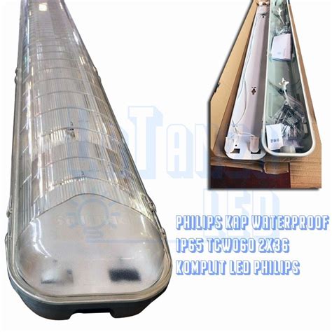 Jual PHILIPS TCW060 Kap Waterproof 2x36 Komplit LED Philips IP65 TCW