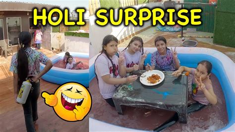 Holi Surprise De Diya Ghar Jake Harpreet Sdc Youtube