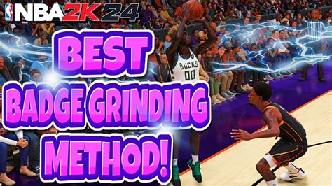 BEST BADGE GRINDING METHOD IN NBA 2k24 4X BADGE PROGRESSION YouTube