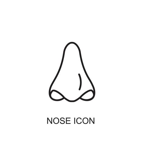 Premium Vector Nose Vector Icon Icon