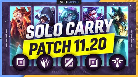 Best Champions To Solo Carry For Every Role In Patch League