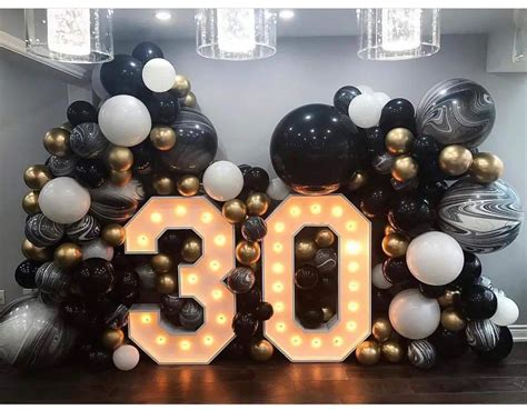 21 Balloon Marquee Letter And Number Design Ideas