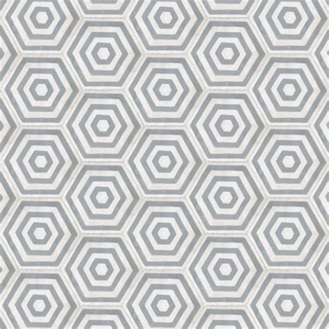 HEXAGON GREY & YELLOW CEMENT TILES - Amethyst Artisan