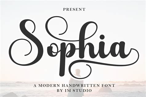 Sophia Font By Im Studio · Creative Fabrica