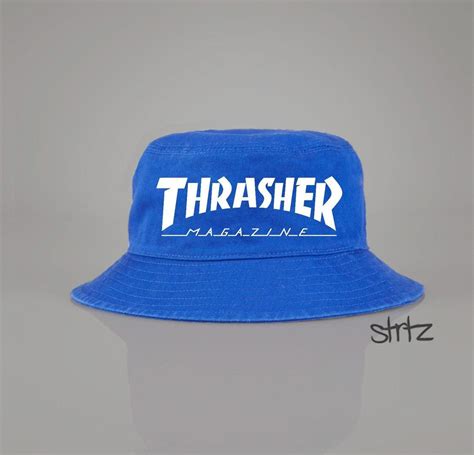 Мужская панама Трешер, панама Thrasher летняя, брендовая голубая, цена ...