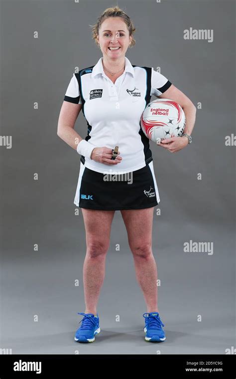 Umpire Ann Marie Atkins Stock Photo Alamy