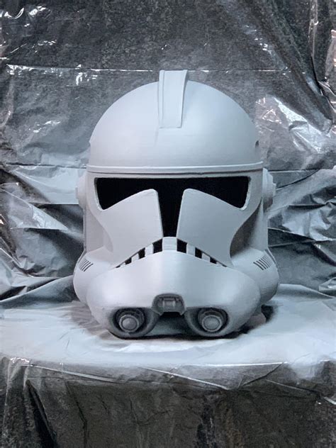 Clone trooper helmet WIP : r/3Dprinting