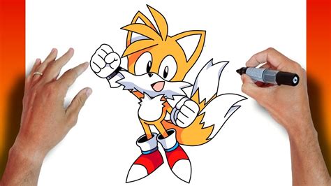 Como Desenhar O Tails Do Sonic How To Draw Tails Youtube