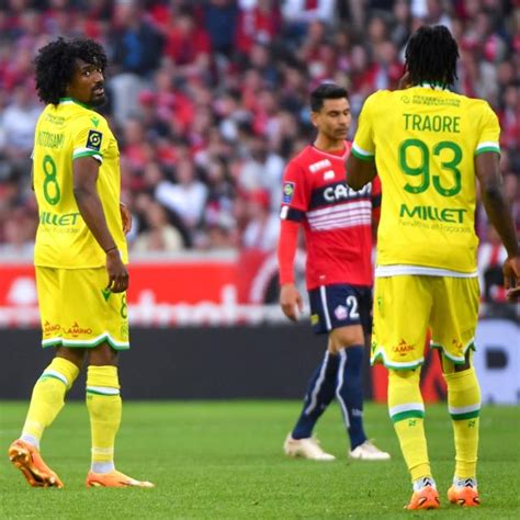 Encore battu à Lille Nantes se rapproche de la Ligue 2 L Équipe