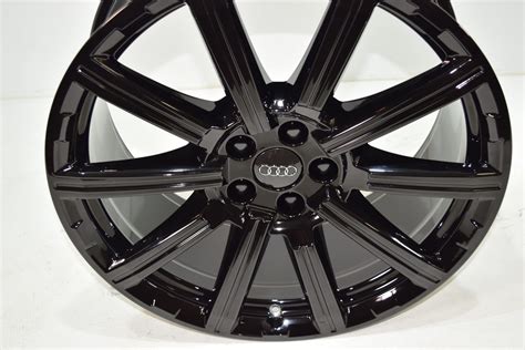 20″ Audi Q7 Factory Oem Original Wheels Black 2015 2020 Factory Wheel