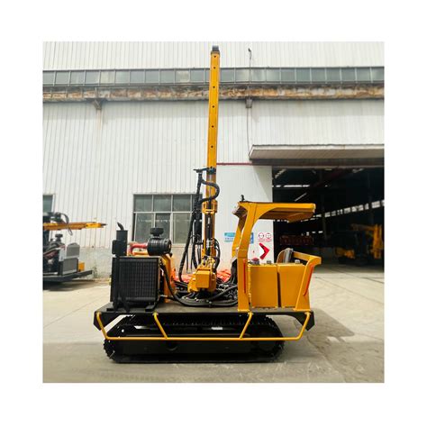 China Hydraulic Static Pile Driver Hammer And Solar Crawler Pile Driver