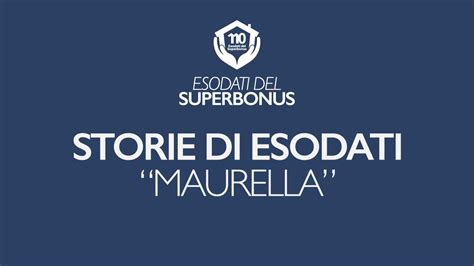 Storie Di Esodati Del Superbonus 02 Maurella YouTube