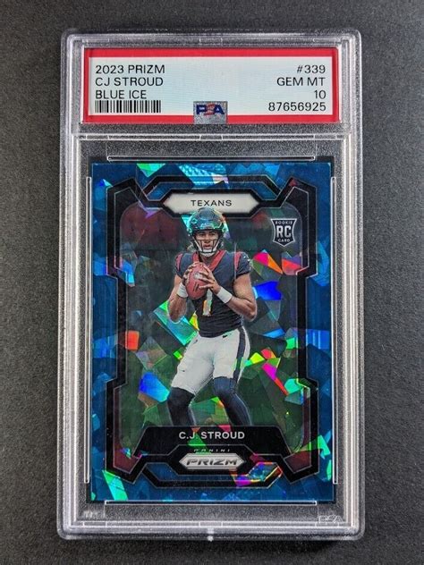 Cj Stroud Prizm Blue Ice Price Guide Sports Card Investor