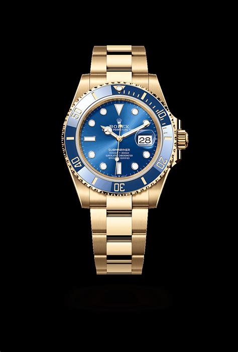 Rolex Submariner Yellow gold, M126618LB-0002