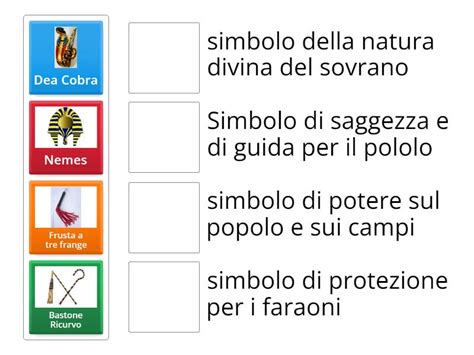 Simboli del Faraone - Match up