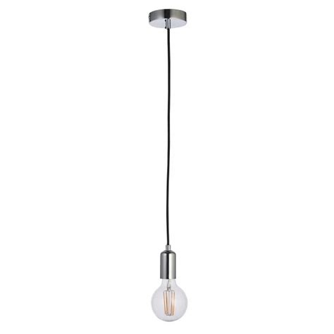 Endon Lighting Studio 1 Light Pendant in Chrome